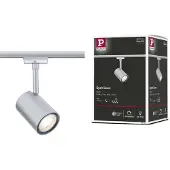 Paulmann 95631, Spot pour rail, GU10, 1 ampoule, LED, chrome