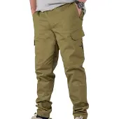 Black Cat Logo Cargo Pants Vert 3XL Homme