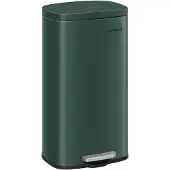 Songmics Treteimer mit Softclose-Deckel, Poubelle, Vert