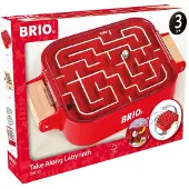 BRIO 34100 Labyrinthe emporter, une version de voyage amusante du jeu de labyrinthe classique pour les enfants de 3 ans et plus