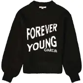 Garcia I52644 Sweater Noir 16 Years Fille