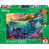Schmidt Spiele GmbH PU1000T.Kinkade Disney, The Little Mermaid, Ursula Autres