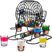 Relaxdays Jeu à boire Bingo (1 - 6 Joueur)