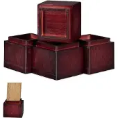 Relaxdays Rehausseurs meuble lot de 4, hauteur 14 cm
