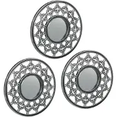 Relaxdays 3x miroir (25 cm)