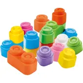 Clementoni Bag Of 20 Soft Blocks Clemmy Blocks Multicolore Enfants