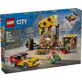LEGO City - Pizzeria avec véhicules de livraison 60496 - 494 Pa - - UneTaille - Blocs de Construction