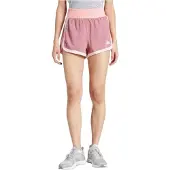 Adidas Pacer Woven Colorblock Shorts Rose L Femme