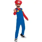 Disguise Nintendo Super Mario De Luxury Junior Costume Bleu 4-6 Years