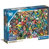 Clementoni CLE puzzle 1000 Compact DC Com.JusticeLeague 39863