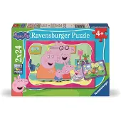 Ravensburger Puzzles Peppa Pig Nouvelles aventures 2 x 24 pièces