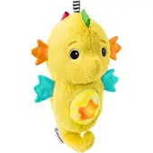 Baby einstein Sea Dreams Sucette en peluche hippocampe jaune