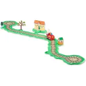 Pipsa Possu Peppa Pig Whizz Around Clickety Clack Train Set Véhicules motorisés Track Toys