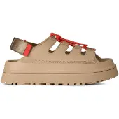 Ugg - Bottes en cuir - W Goldenglow Toggle Mustard Seed pour Femme en Cuir - Taille 41 - Beige