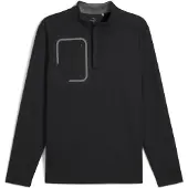 Puma Hommes, Veste de running, Cloudspun Tech 1/4 Zip (XS), Noir, XS