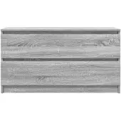 vidaXL Armoire TV Gris Sonoma 100x35x54 cm Bois composite