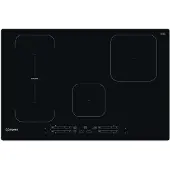 Indesit IB 21B77 NE, Noir, Intégrable, 77 cm, Table de cuisson à induction avec zones de cuisson, En céramique, 4 zones de cuisson