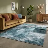 FRAAI Tapis moderne | Strong Turquoise | 160x230cm | Turquoise | Rectangulaire | Tapis