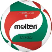 Molten V5M4500-DE Ballon de volley-ball blanc vert rouge taille 5