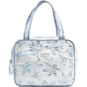Karen Sac de toilette avec poignée - Blue brocade, Trousse de toilette, Bleu