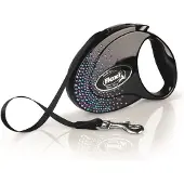 Flexi Lanyard Glam Splash Mystic M 5m noir