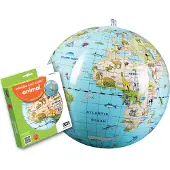 Caly Globe 30 cm - Animaux, balle