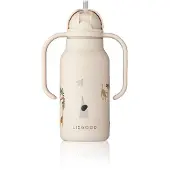 Liewood Récipient isotherme 'Kimmie 250 ml' crème / marine / marron / gris