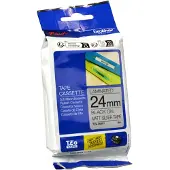 Brother TZe-M951 - (24 mm x 24 mm) - Noir sur métallique - Ruban