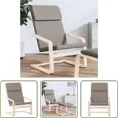 The Living Store fauteuil inclinable tissu taupe