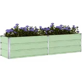 vidaXL Jardinière Vert Pastel 480 X 50 X 45 Cm Acier Galvanisé