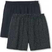 Calida Boxers bleu nuit / blanc