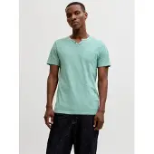 Jack & Jones T-shirt à Manches Courtes Et Col En V Split Slim Fit