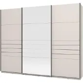 Dmora Tures - Grande Garde-robe, 267x217h cm Blanc Crème, Porte-manteaux
