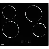 Standart Electric hob MC-6F6004R242 STD, Plaque de cuisson, Noir