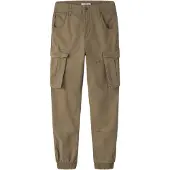 Name it Pantalon 'Bamgo' noisette / anthracite / blanc
