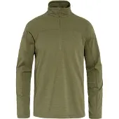 Fjällräven Abisko Lite Half Zip Fleece Vert M Homme