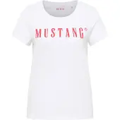 Mustang T-shirt 'Alma' rouge sang / blanc