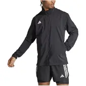 Adidas Veste de sport 'ADIZERO' citron vert / noir