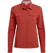 Craghoppers Nosilife Pro V Long Sleeve Shirt Rouge 38 Femme