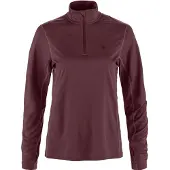Fjällräven Abisko Day Hike Half Zip Sweatshirt Violet XL Femme