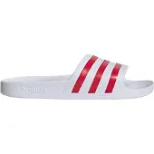 Adidas Originals Mule 'ADILETTE AQUA' rouge foncé / blanc