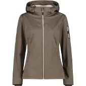 CMP Veste pour femme, modèle à capuche zippée, couleur caramel. Caramel. Taille 40
