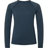 Super.natural Tundra175 Long Sleeve T-shirt Bleu 116 cm Fille
