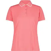 CMP 31t5066 Short Sleeve Polo Rose L Femme