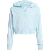 Adidas Essentials Full Zip Sweatshirt Bleu 14-15 Years Fille