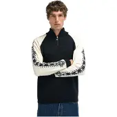 Dale of Norway Geilo, sweater, hommes, noir/blanc