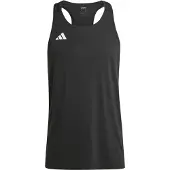 Adidas T-Shirt fonctionnel 'Adizero' noir / blanc