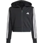 Adidas Veste de survêtement 'Essentials' noir / blanc