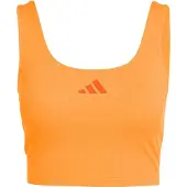 Adidas Power Low Support Sports Top Orange M Femme