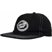Santa Cruz Collage Oval Dot Snapback Cap Noir